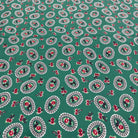 Momnson - Flower Doilies on Dark Green