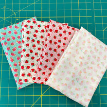Load image into Gallery viewer, Atsuko Matsuyama Fat Quarter Bundle Strawberries and Gingham 10
