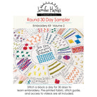 Round 30 Day Sampler Embroidery Class - Volume 2