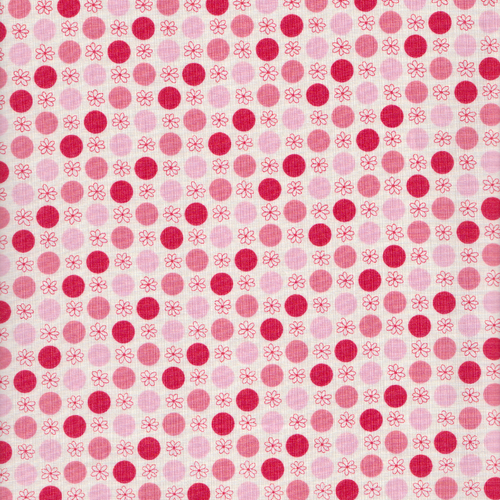 Happy Sweet - Dots and Flowers Pink