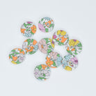 Liberty Button - Poppy Forest A 16mm