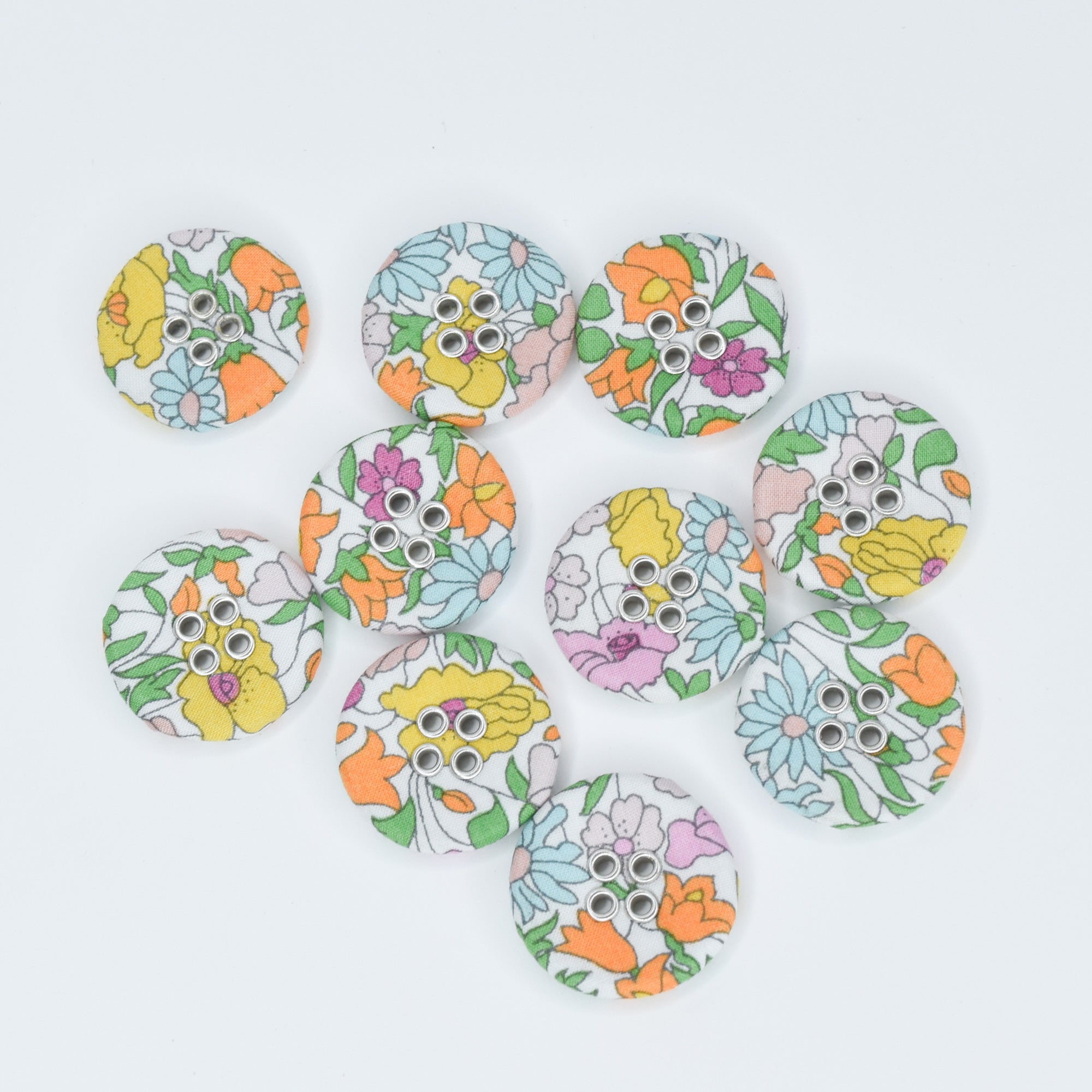 Liberty Button - Poppy Forest A 22mm