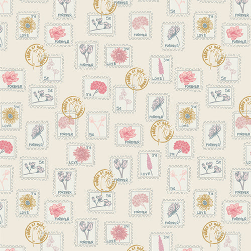 Love Letters - Floral Postage in Pearl