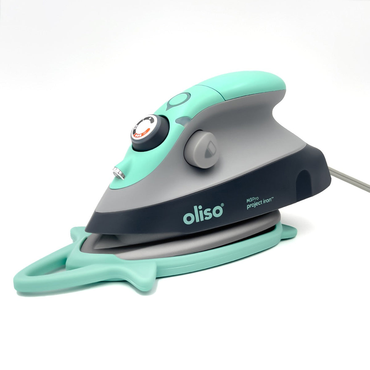 Oliso M2Pro Mini Project Iron With Trivet - Aqua