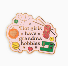 Load image into Gallery viewer, Sarah Hearts Needle Minder - Hot Girls Have Grandma Hobbies

