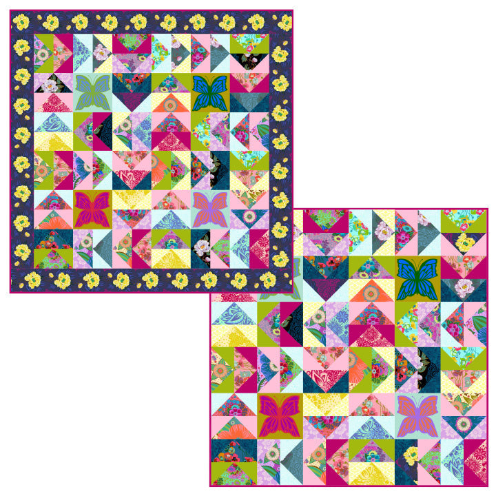 Fluttering Quilt Pattern by Anna Maria Parry