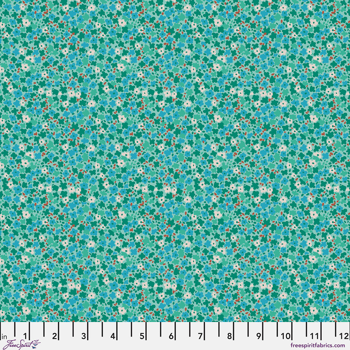 Petite Prints - Ditsy in Mint