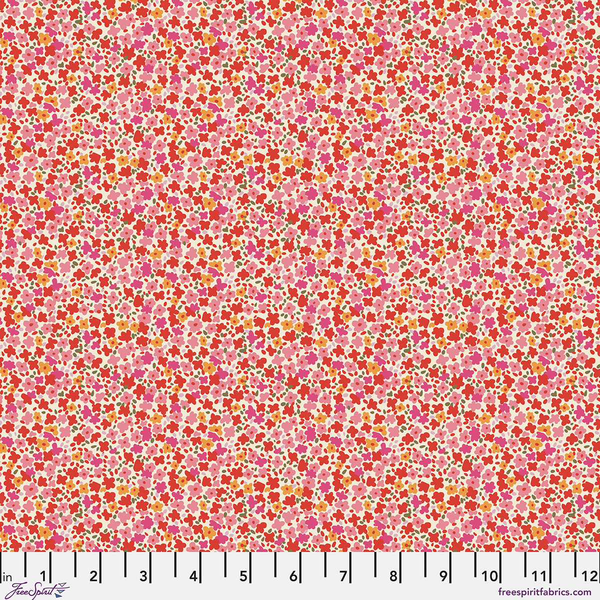 Petite Prints - Ditsy in Rosehip