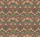 Morris & Co - Mini Strawberry Thief in Dawnrose