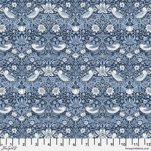 Morris & Co - Mini Strawberry Thief in Indigo