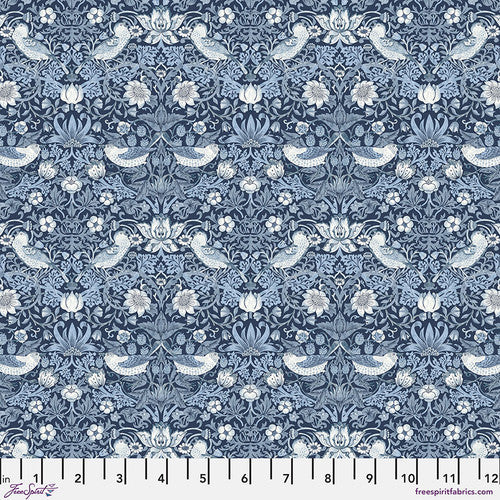 Morris & Co - Mini Strawberry Thief in Indigo