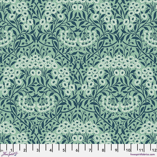 Morris & Co - Michaelmas Daisy in Mint