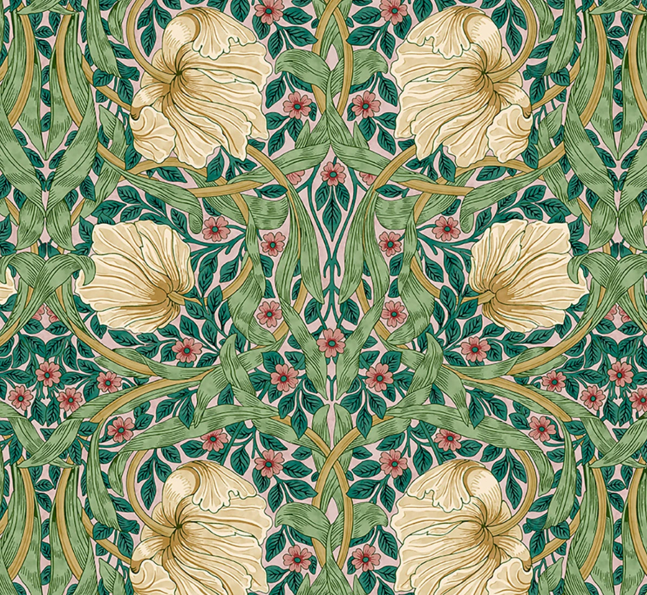 Morris & Co - SM Pimpernel in Citrus Sage