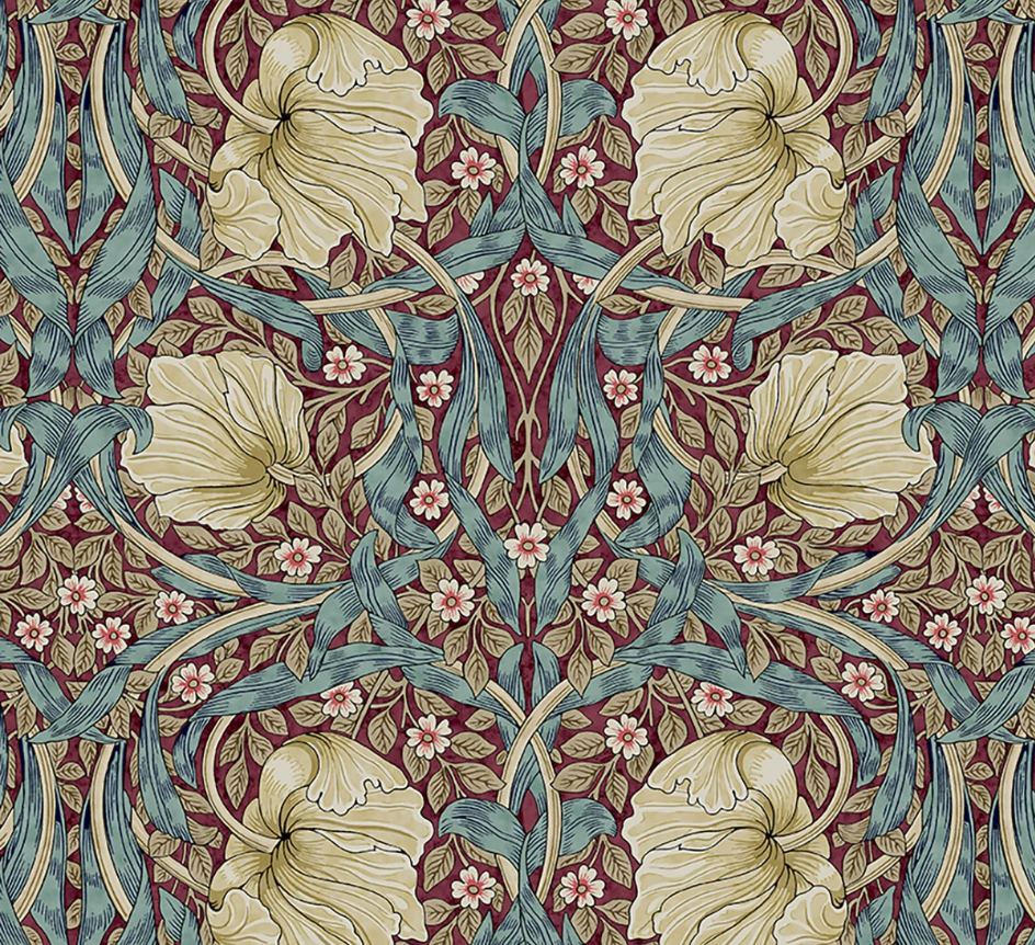 Morris & Co - SM Pimpernel in Tealberry