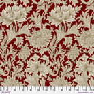 Oxford Holiday- Chrysanthemum Tonal in Crimson