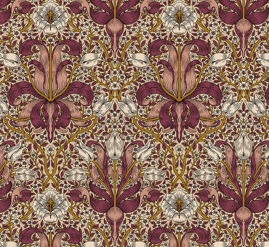 Morris & Co - Spring Thicket in Barbed Berry