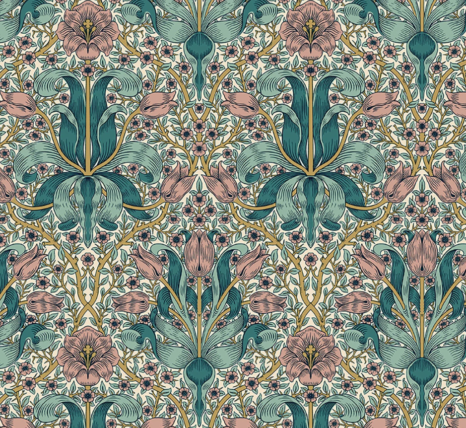 Morris & Co - Spring Thicket in Teal