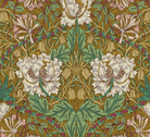Morris & Co - Honey Suckle & Tulip in Gold