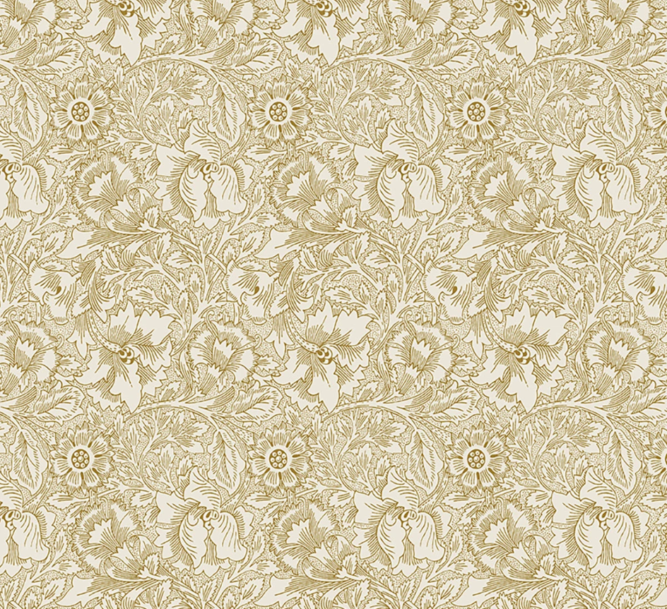 Morris & Co - Pure Poppy in Pearwood