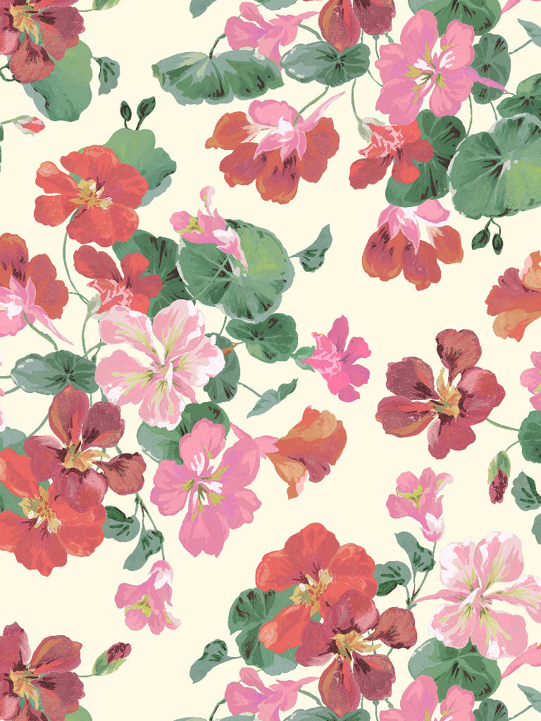 Liberty Tana Lawn© Painted Nastertiaum C