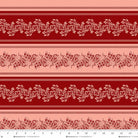 Philomena - Serpentine Stripe in Red Pink
