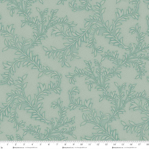 Philomena - Background Vines in Light Teal