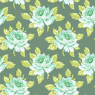 Daisy Crush - Hello Roses Rayon in Emerald