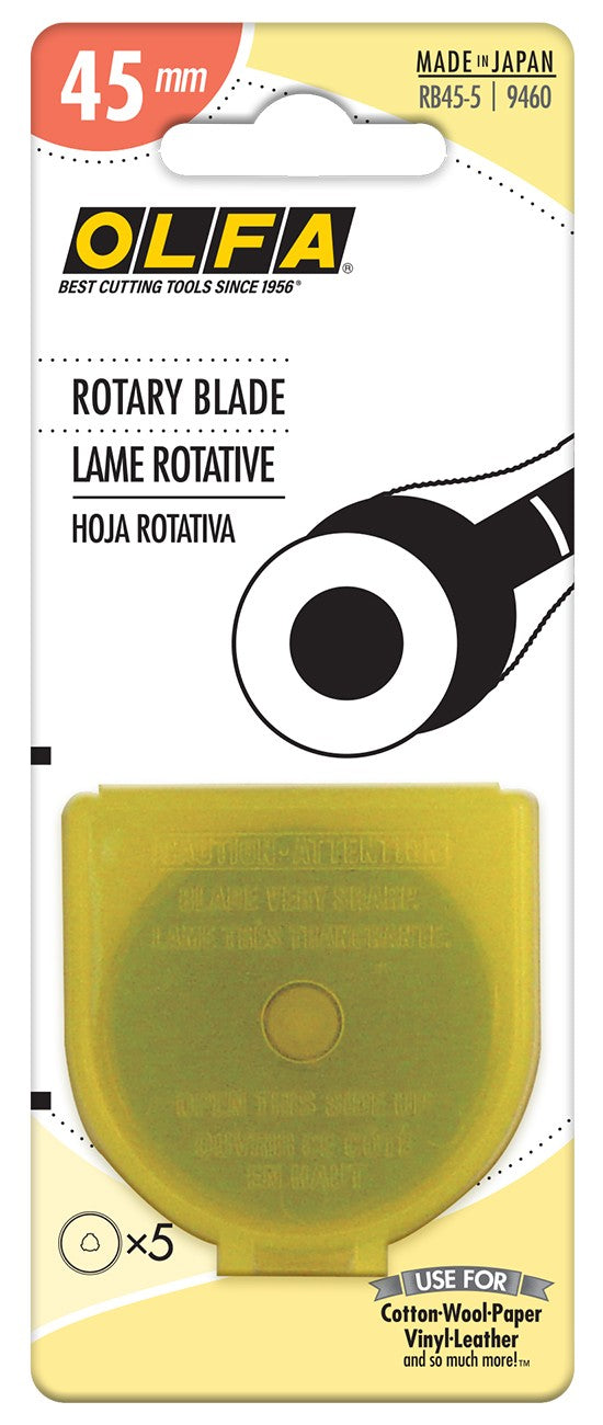 OLFA 45mm Rotary Blade (5 count)
