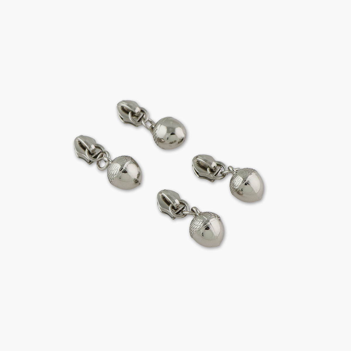 Acorn Zipper Pulls - Pack of Four