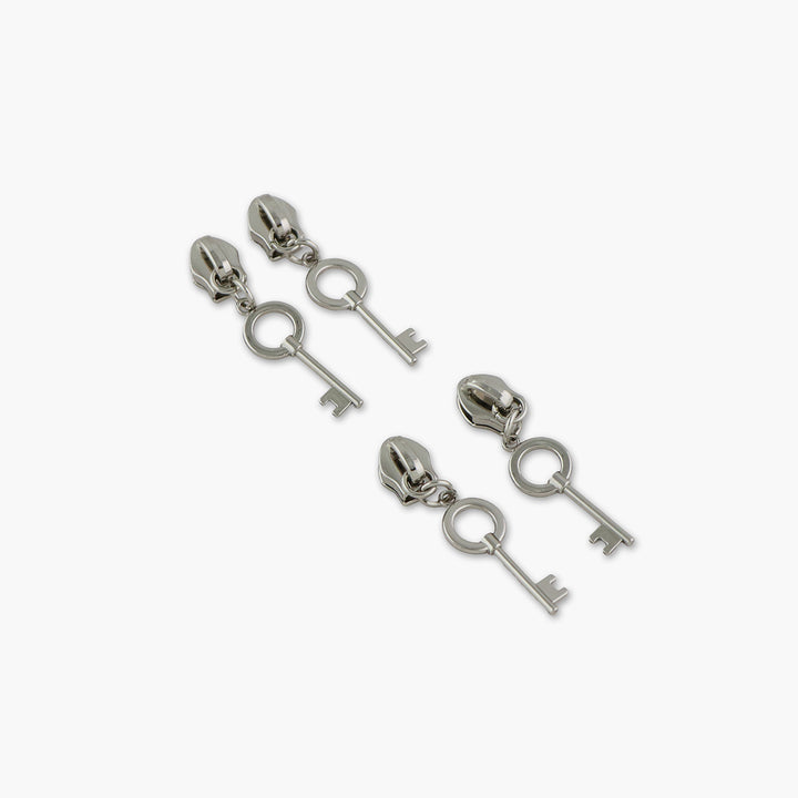 Key Zipper Pulls - Pack of Four