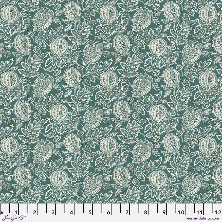 Caspian - Tonal Cantaloupe in Teal