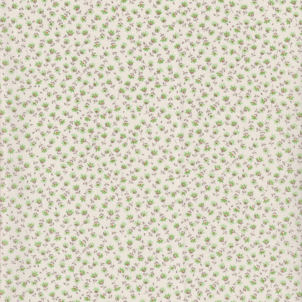 Sevenberry - Scattered Wildflowers in Green