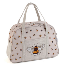 Load image into Gallery viewer, Sewing Machine Bag - Soft Bee Embroidery
