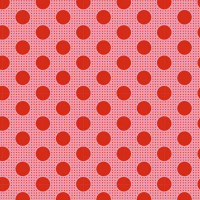 Tilda Medium Dots - Salmon