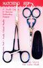 Matching Set 5inch Needle Gripper and Victorian Embroidery Scissor Set