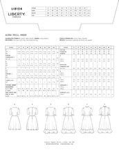 Load image into Gallery viewer, Liberty Sewing Pattern - Alexa Frill Dress Sizes 6-22
