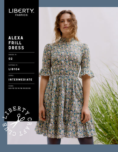 Liberty Sewing Pattern - Alexa Frill Dress Sizes 6-22