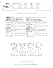 Load image into Gallery viewer, Liberty Sewing Pattern - Bella Tea Dress Sizes 6-14
