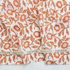 Indian Block Prints Cottage - Trumpet Vines in Sienna