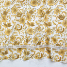 Indian Block Prints Cottage - Country Floral in Yellow