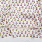 Indian Block Prints Cottage - Flowerling in Pink