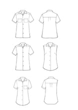 Load image into Gallery viewer, Liberty Sewing Pattern - Como Collar Shirt
