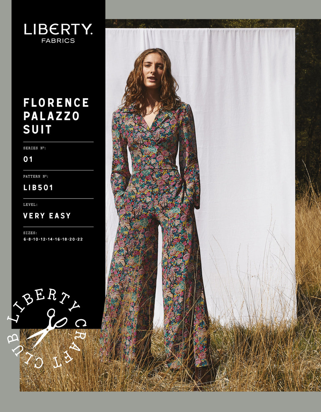 Liberty Sewing Pattern - Florence Palazzo Suit Sizes 6-22