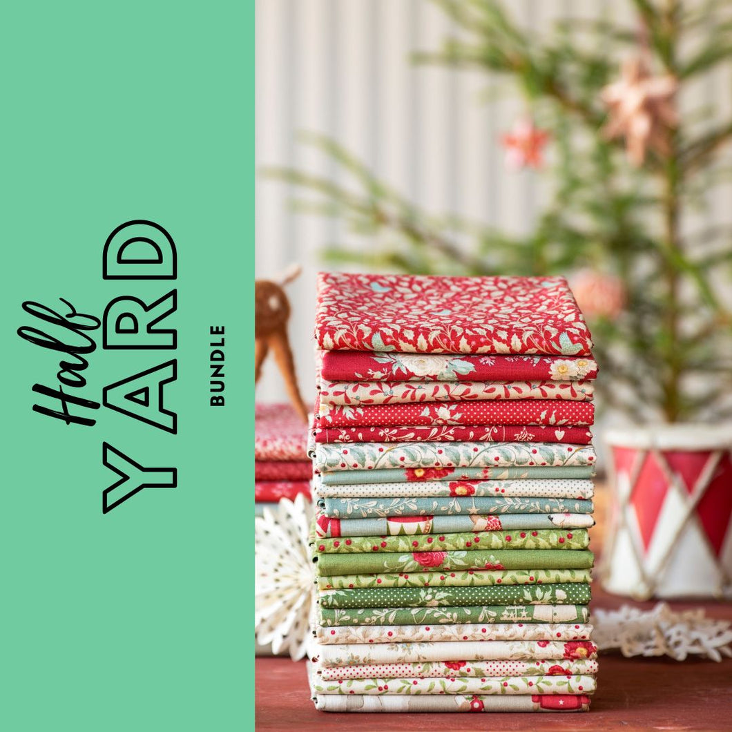 **Pre-Order Merry Little Christmas Half Yard Bundle Complete Main Collection