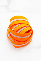Bright Solid Colored Zipper Tape - Tangerine Twist