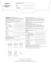 Load image into Gallery viewer, Liberty Sewing Pattern - Mabel Tiered Dress Sizes 6MO-4Yrs
