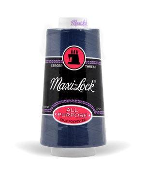 Maxi-Lock Polyester Serger All-Purpose Thread (50wt, 3000yds) - Navy