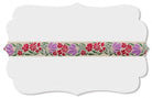 Kafka Ribbon - Mixed Flowers Lavender Coral