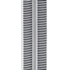 Black with White Stripes Zipper Roll (3 yds)