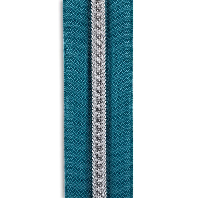 Teal Zipper Roll (3 yds)